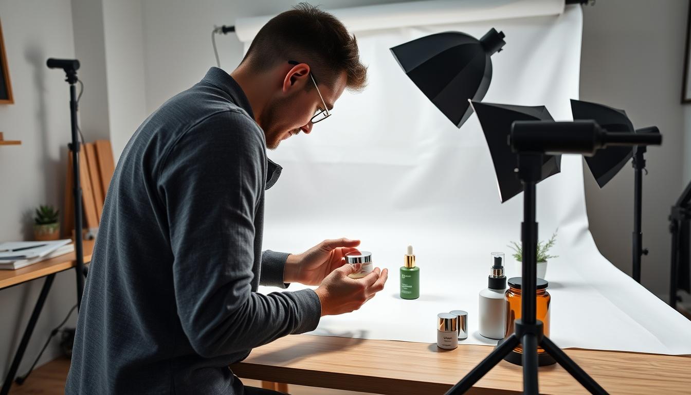 Product photography that fits small brands